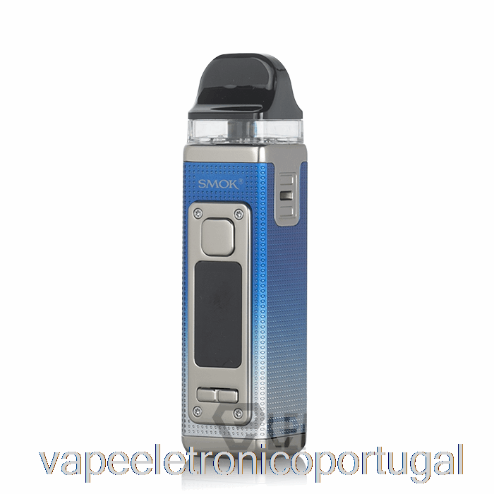 Vape Eletrônico Smok Rpm 4 60w Pod System Prata Azul